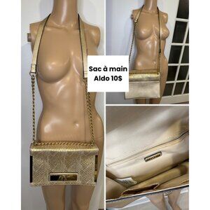 Aldo Gold Shoulder Bag